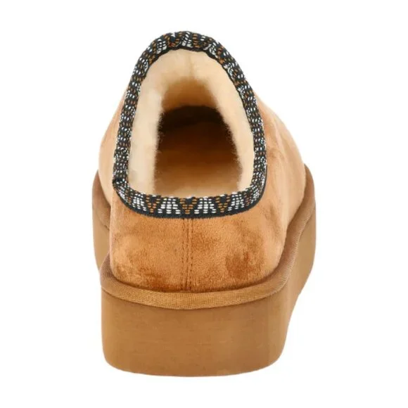 Pawz Women's Hazel Platform Clog Slippers with Faux Fur Lining New - Picture 2 of 2